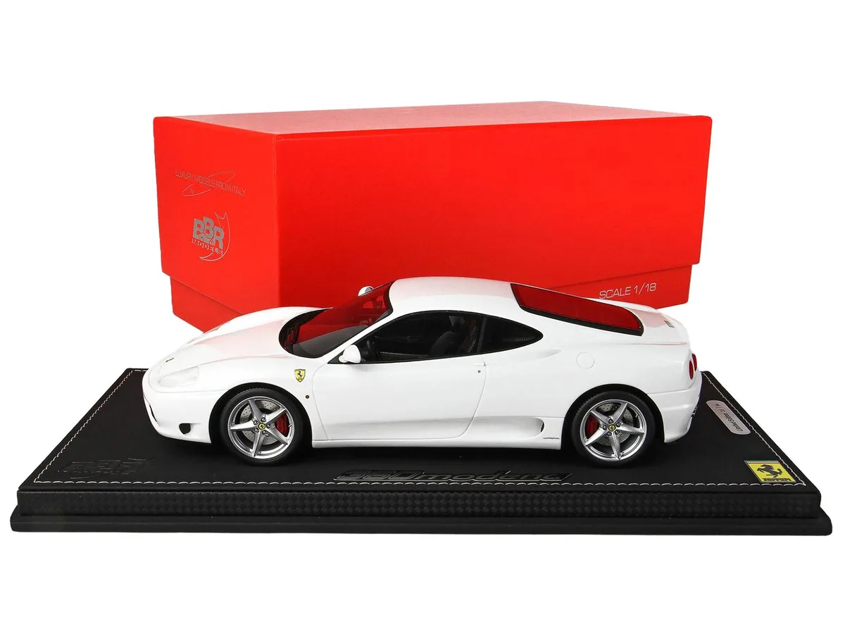 BBR BBR 1999 Ferrari 360 Modena White 1/18 Limited Edition 84 pcs with Display Case — product photo