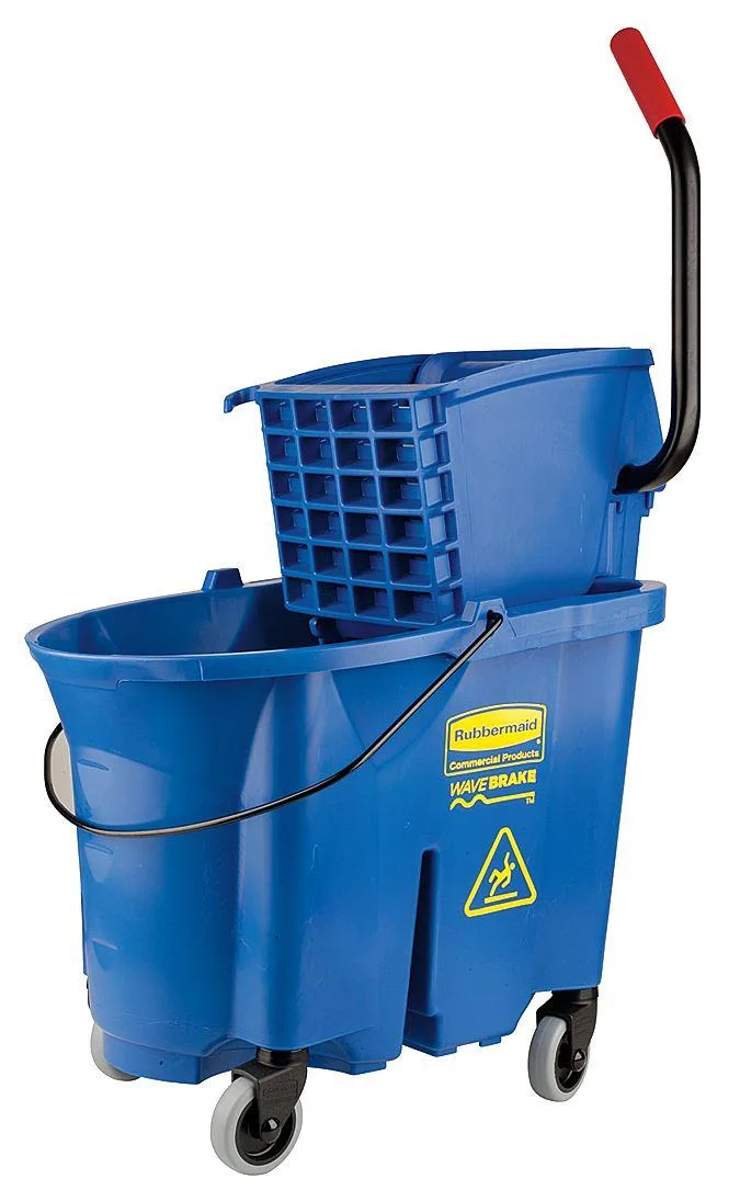 Rubbermaid Rubbermaid FG758888BLUE WaveBrake Mop Bucket 8.75 gal Blue — product photo