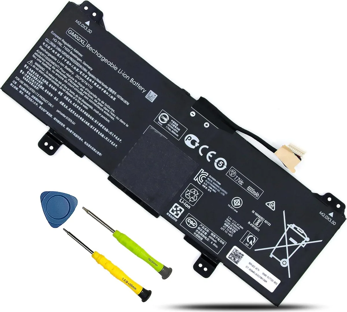 TAURKENAM TAURKENAM HSTNN-DB7X 7.7V 47.3Wh laptop battery — product photo