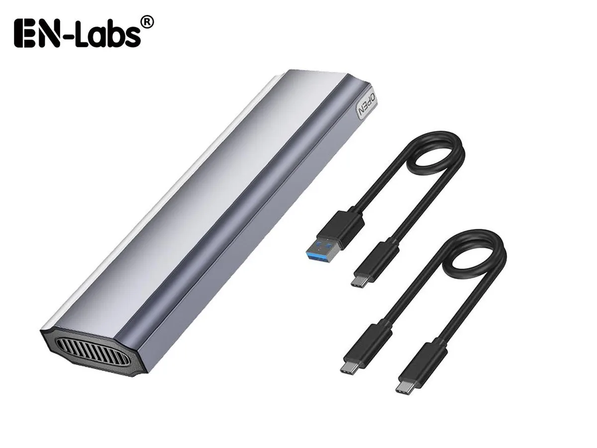 EN-Labs EN-Labs ENU325SSDAL M.2 NVME SATA USB 3.2 Gen 2 10 Gbps enclosure — product photo