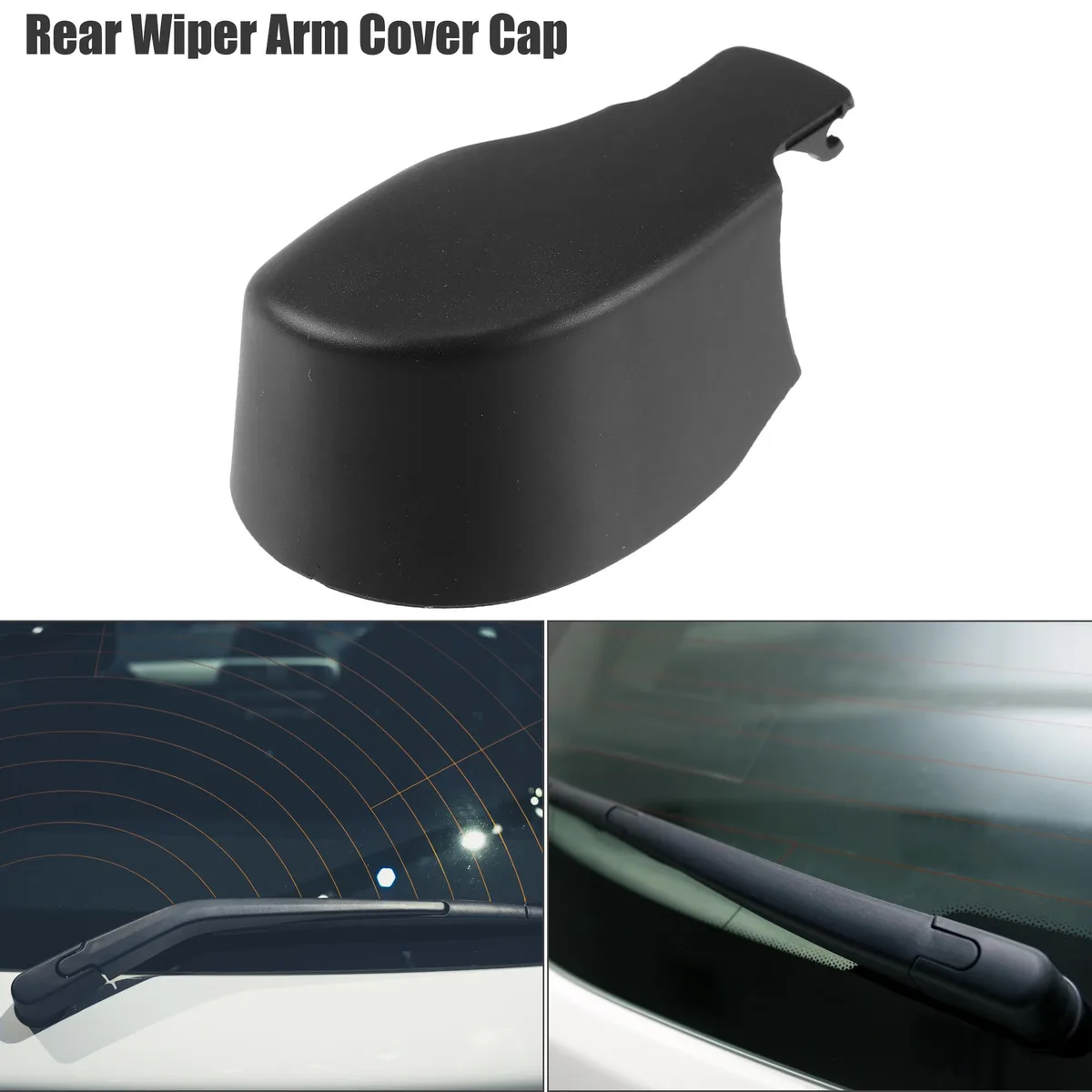 Unique-Bargains Unique-Bargains Rear Wiper Arm Nut Cover Cap VW Golf 6 7 MK6 MK7 2010-2019 Black — product photo