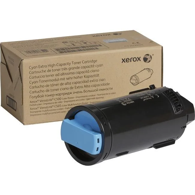 XEROX XEROX 106R03866 Extra High-Yield Cyan Toner Cartridge 9000 Pages — product photo