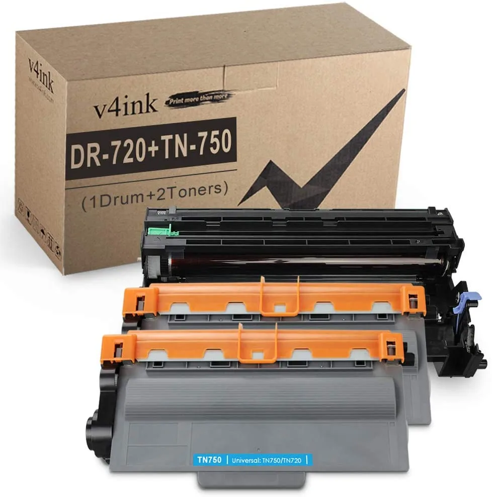 V4ink V4ink TN750/TN720 2PK toner + 1PK DR720 drum set — product photo