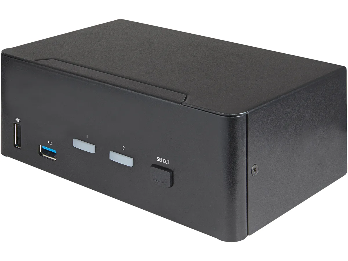 STARTECH STARTECH SV231DHU34K6 2-Port Dual Monitor HDMI KVM Switch 4K 60Hz — product photo