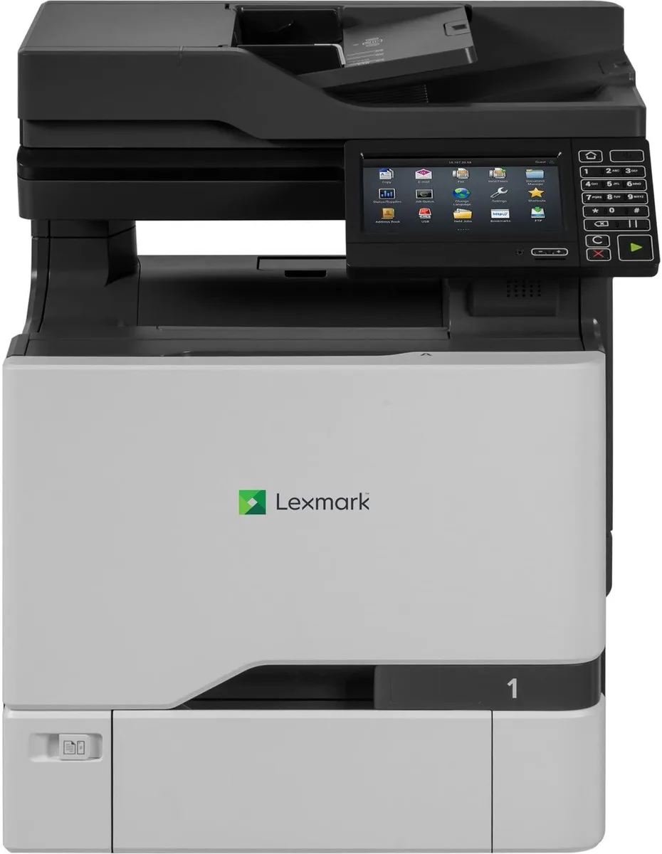 Lexmark Lexmark CX725de colour laser MFP 50 ppm 2.5 GB 150 000 pages duplex 550+100 tray 50 ADF — product photo
