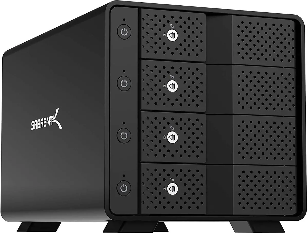 Sabrent Sabrent USB 3.2 4-Bay 3.5" SATA Tray-Less Docking Station DS-SC4B — product photo