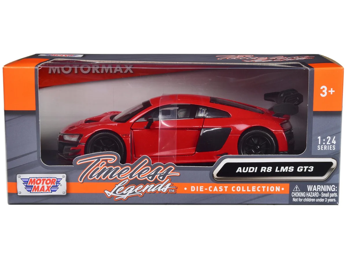 MOTORMAX MOTORMAX Audi R8 LMS GT3 Red Timeless Legends 1/24 Diecast — product photo