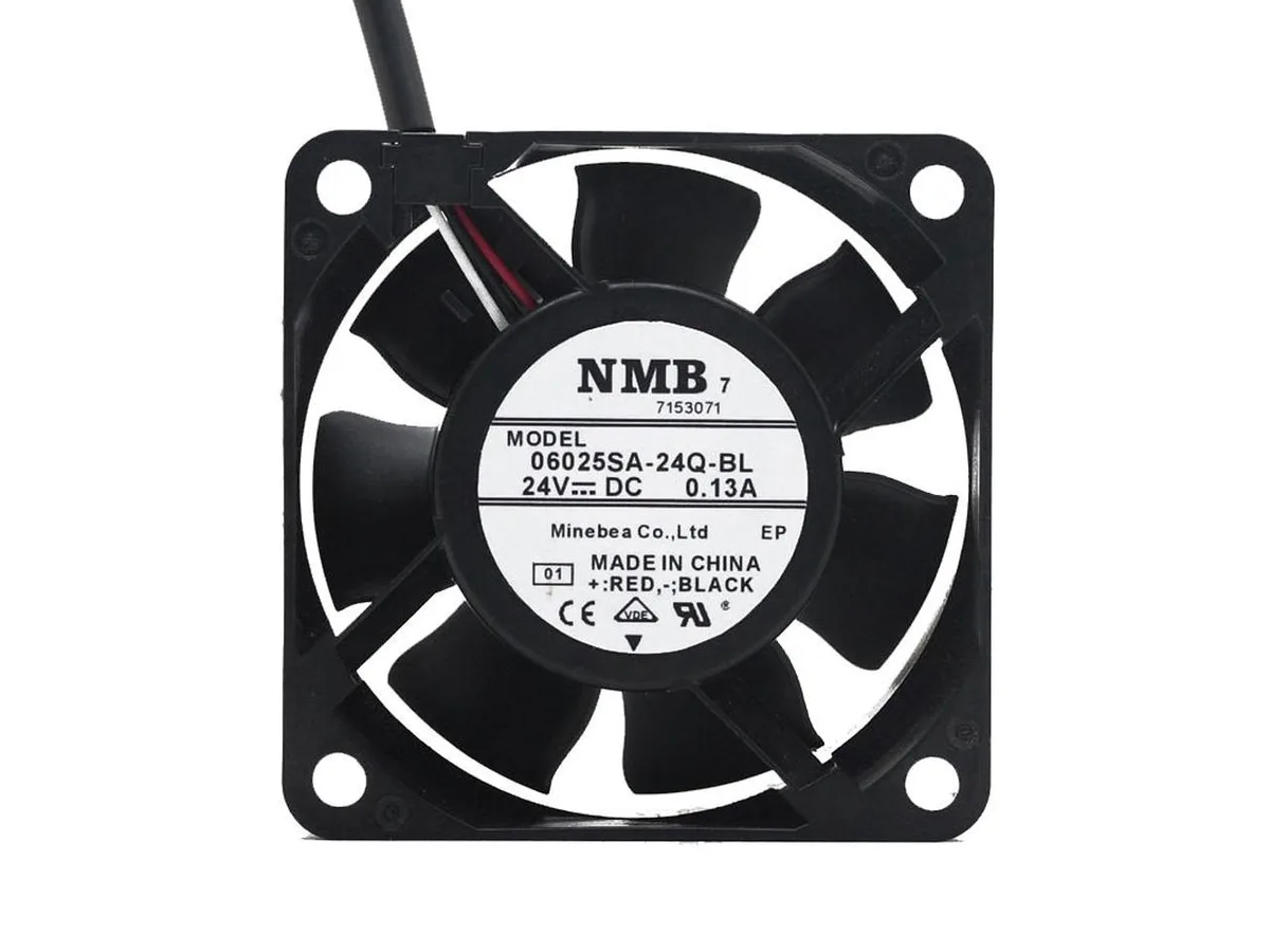 Fans Fans 06025SA-24Q-BL 24V 0.13A 3-wire 6025 60x60x25mm case fan — product photo