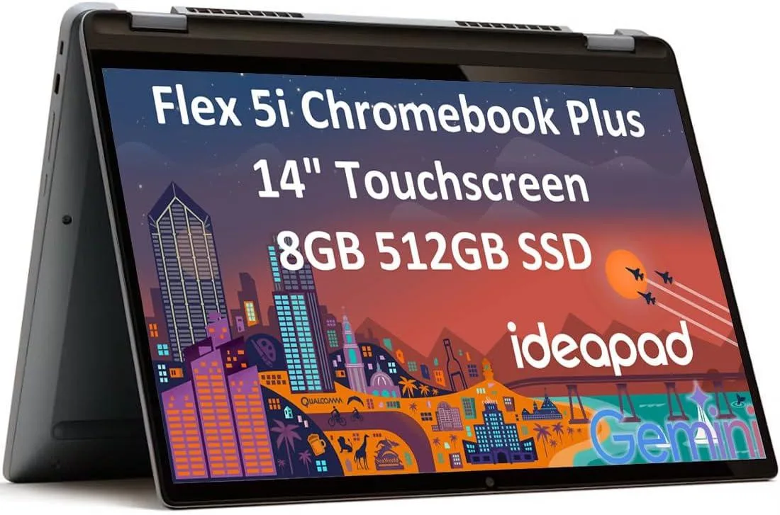 Lenovo Lenovo Flex 5i Chromebook Plus 14" 2-in-1 Laptop i3-1315U 8GB 256GB — product photo