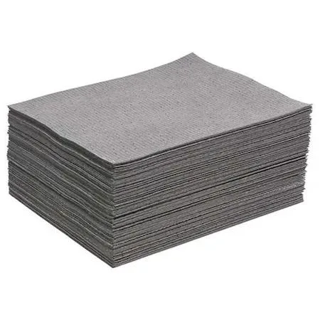 New Pig New Pig MAT286 Sorbent Pad 12 gal 16 1/2 x 20 in Gray 100 pk — product photo