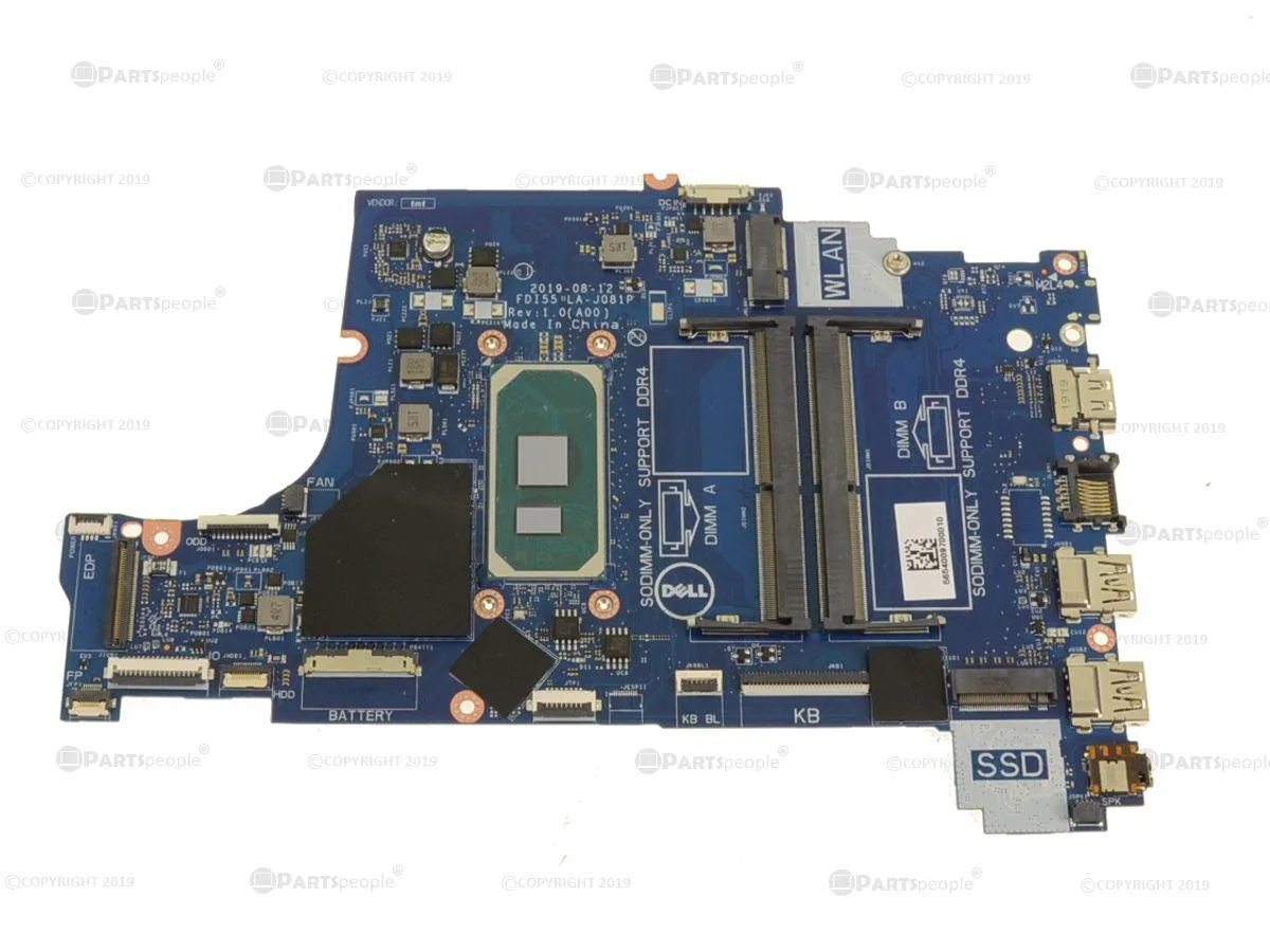 DELL DELL Inspiron 3593 Motherboard Core i7-1065G7 1.3GHz 04C38 — product photo