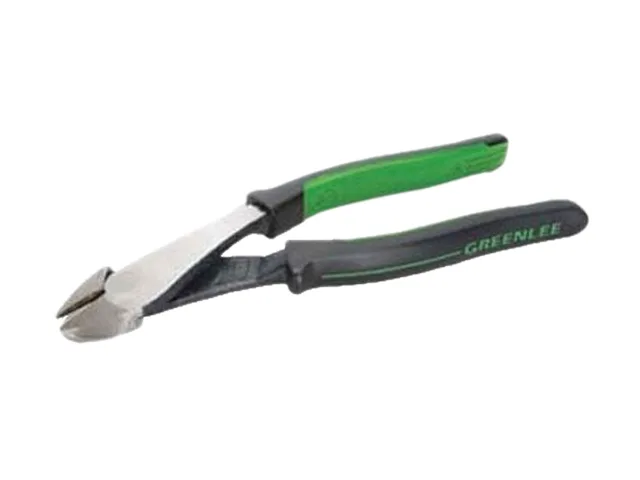 Greenlee 0251-06M diagonal cutting pliers 6.13 inch black green molded grip