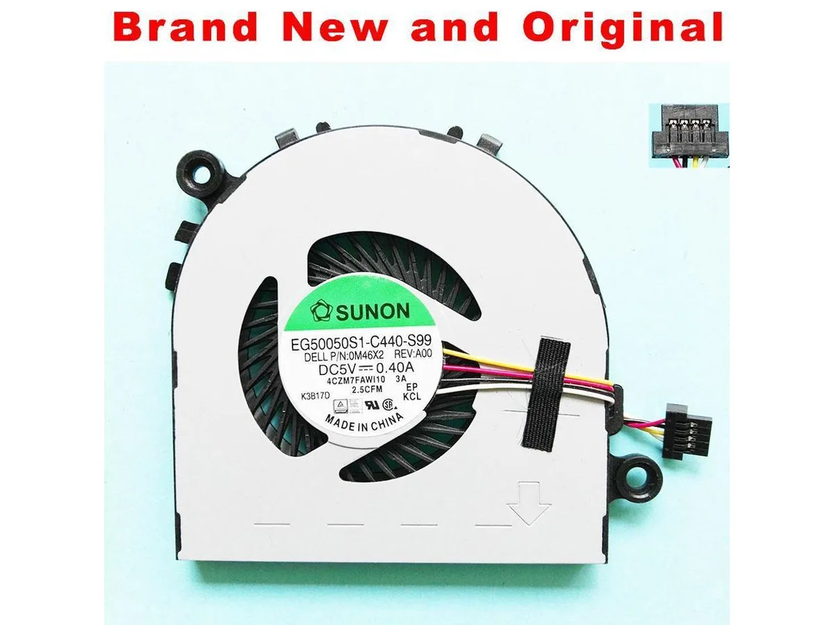 Fans Fans laptop CPU cooling fan for Dell Chromebook 11 CB1C13 0M46X2 M46X2 EG50050S1-C440-S99 DFS170005000T FFBF — product photo