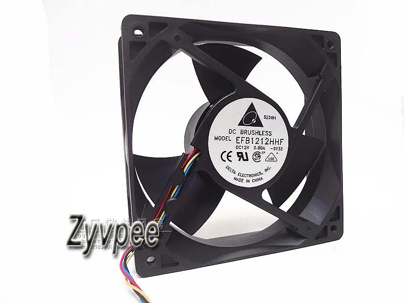 OEM Industries OEM Industries EFB1212HHF 120x32mm 12V .8A 4-Pin CPU Cooler — product photo