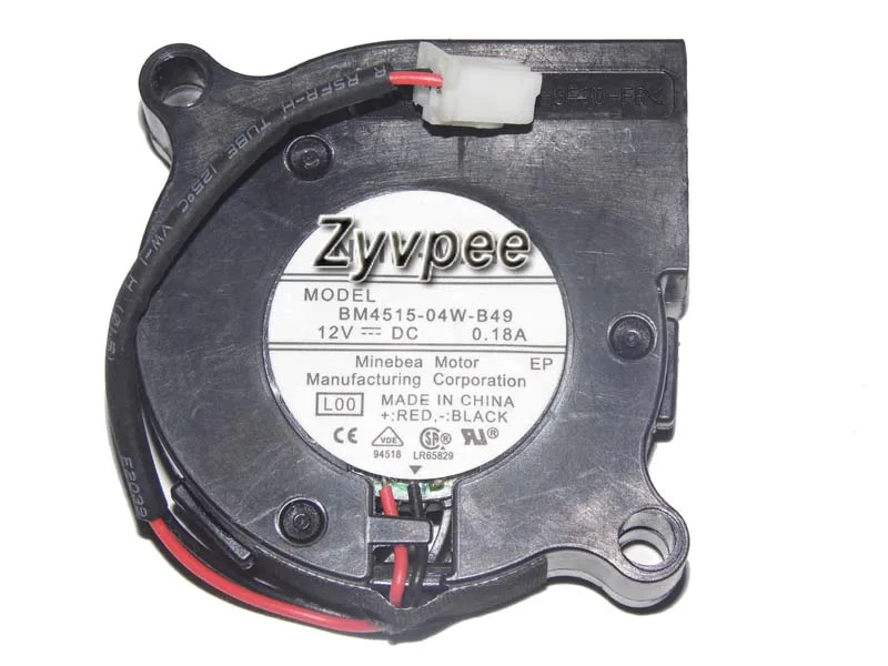 Zyvpee Zyvpee BM4515-04W-B49 45 mm 12 V 0.18 A 2-pin blower case fan — product photo