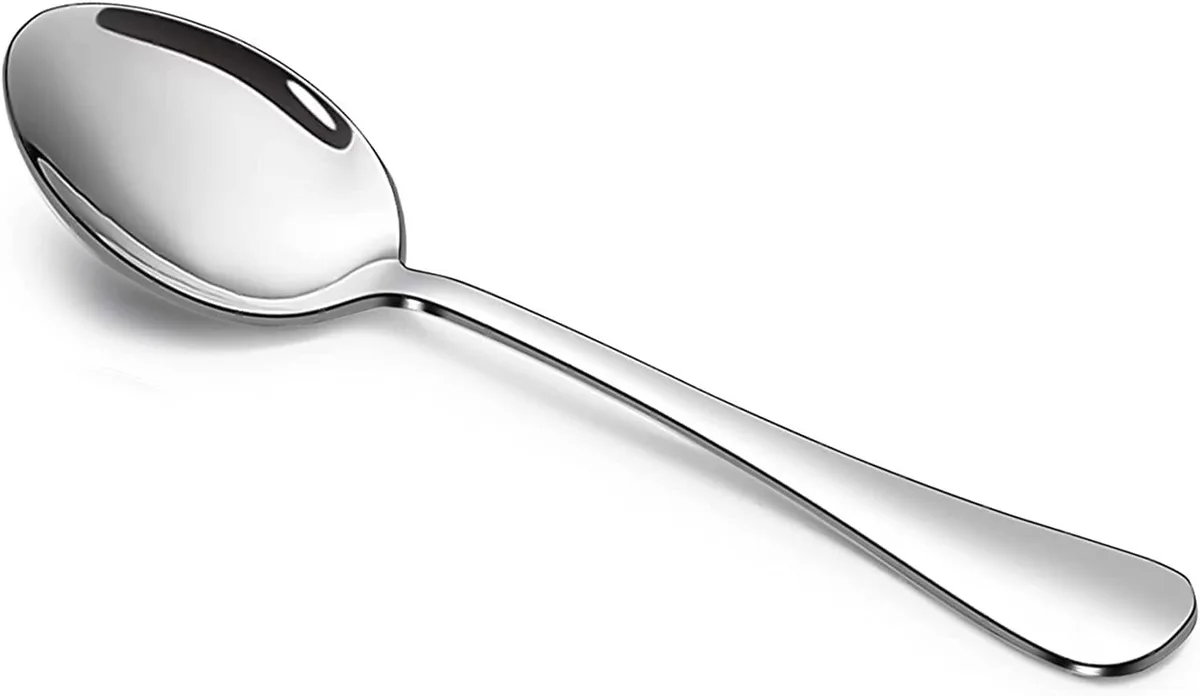 SANTUO 1010 12-Piece 6.7" Stainless Steel Teaspoon Set — product photo
