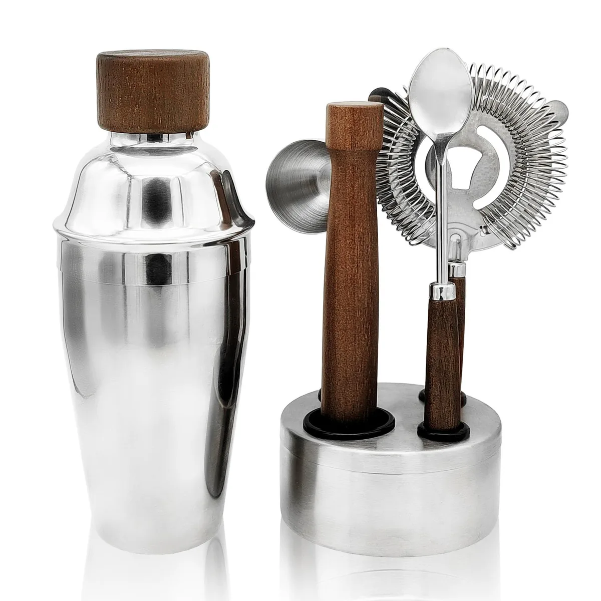 QLEE QLEE Manual Coffee Grinder K5100 Silver 6 PCS 550ml — product photo