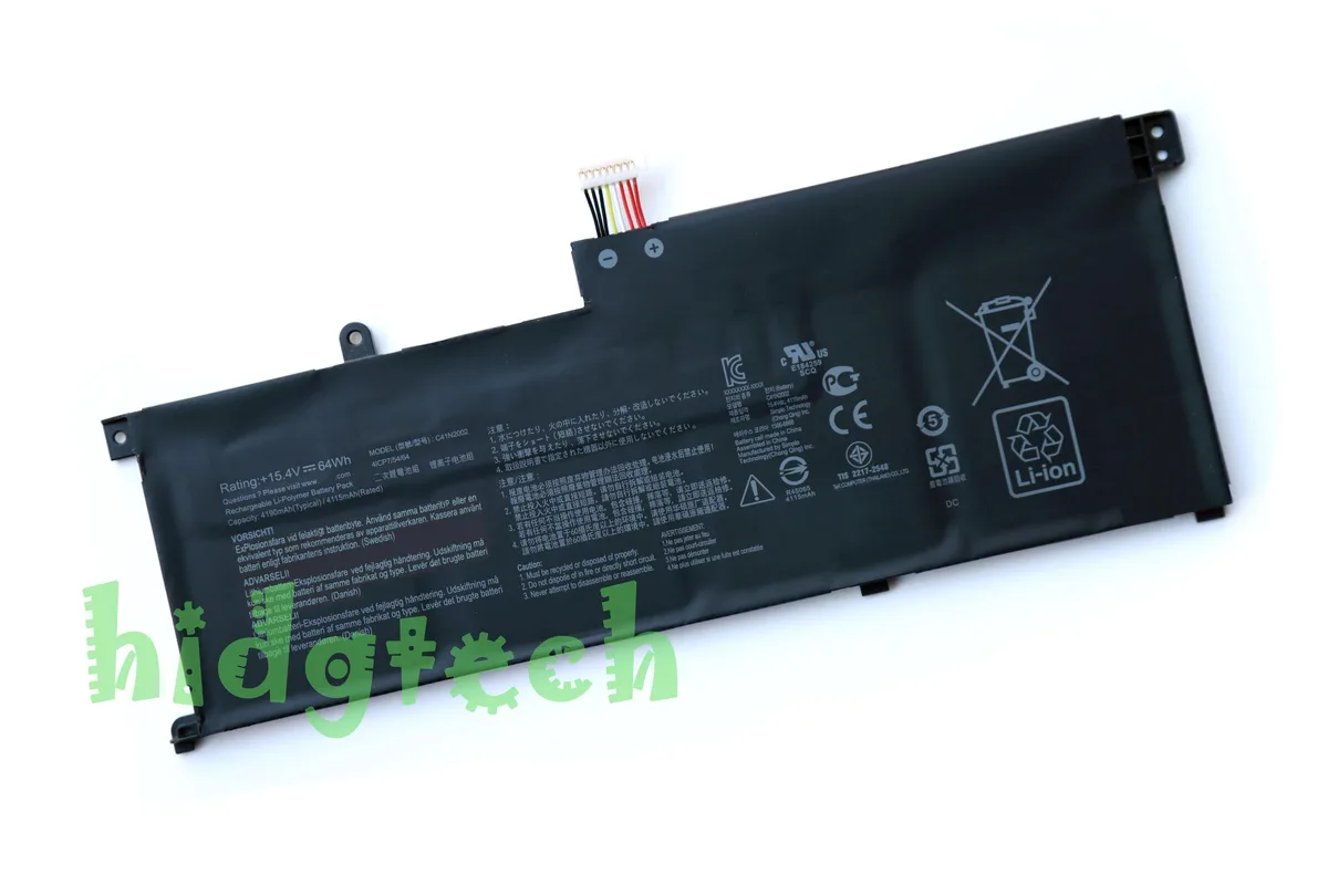 Beisite Beisite C41N2002 15.4V 64Wh laptop battery for Asus ZenBook Pro 15 UX535 UX535L UX535LH UX535LI — product photo