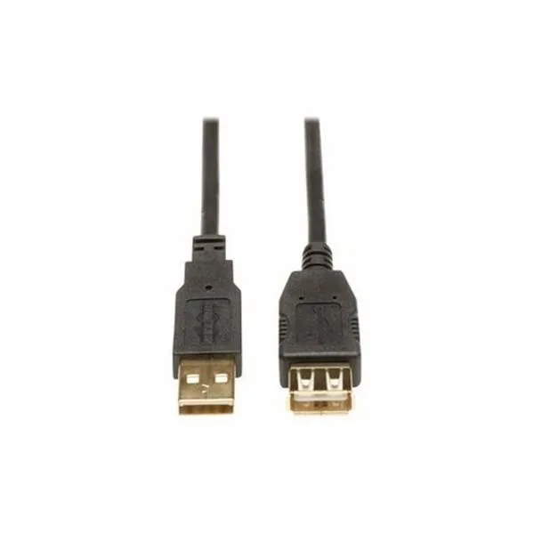 Tripp Lite USB 2.0 extension cable, six feet, black connectors
