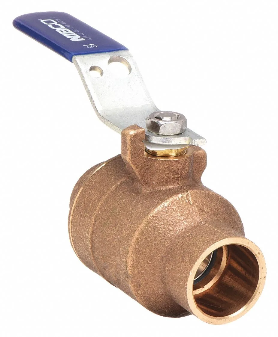 Nibco, Inc. Nibco, Inc. S58570 2 in Manual 2-Way Ball Valve Bronze — product photo