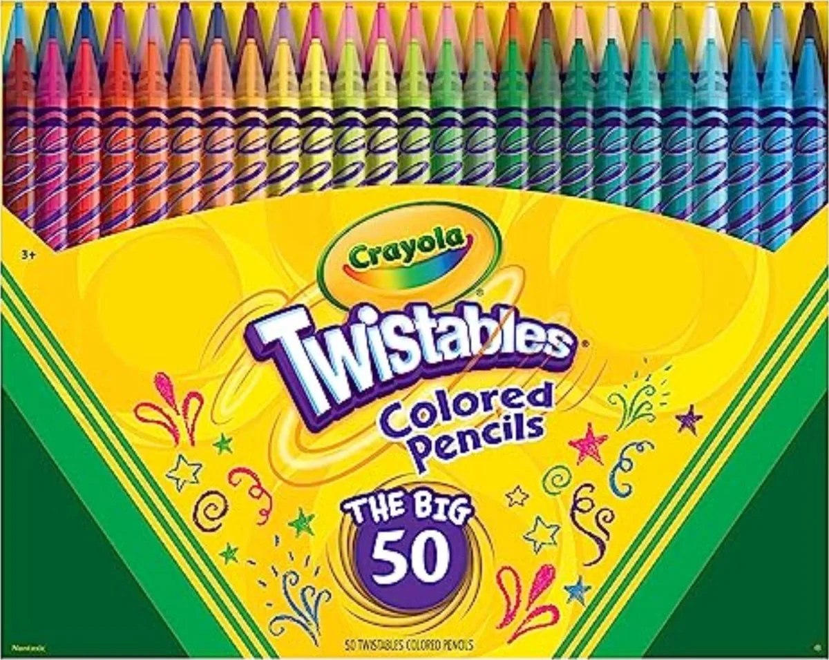 Crayola Twistables Colored Pencils 50ct 68-7406 — product photo