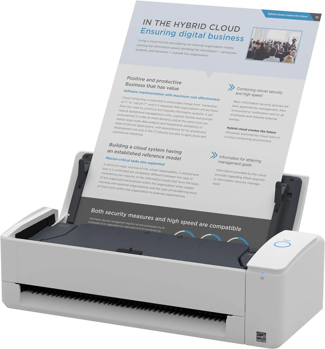Fujitsu General Fujitsu General ScanSnap iX1300 Document Scanner White — product photo