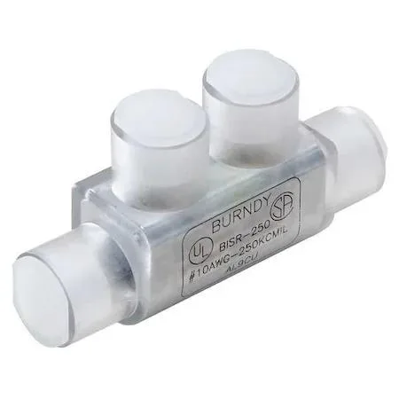 Burndy Burndy Inline Splice Reducer 10AWG 4.01In 2 Port Aluminum — product photo