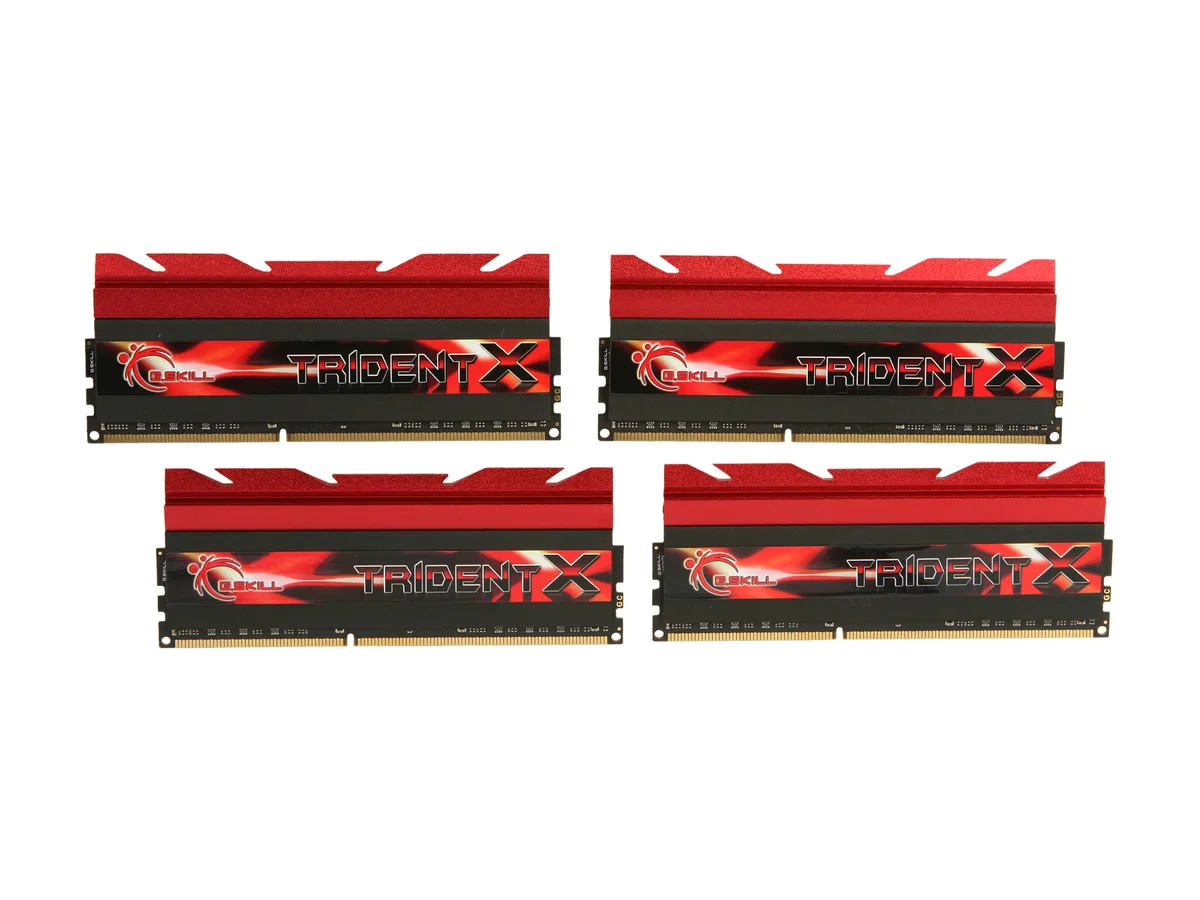 G.SKILL G.SKILL F3-2400C10Q-16GTX 16GB (4 x 4GB) DDR3 2400 CL10 desktop RAM — product photo
