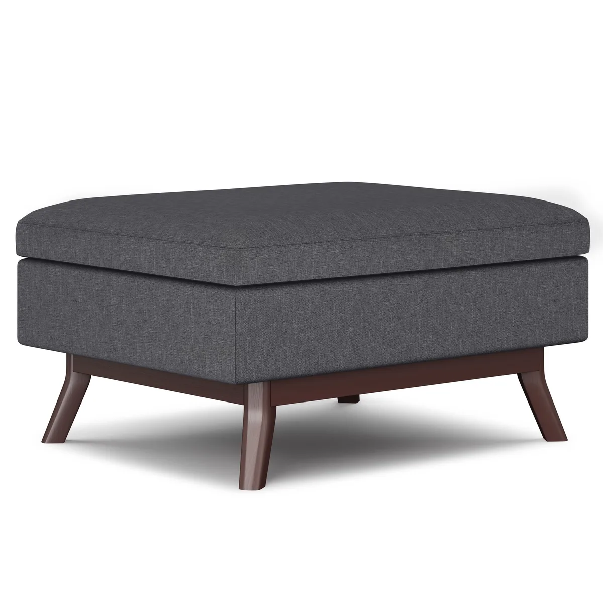 tuphen tuphen Owen Coffee Table Storage Ottoman Slate Grey 34.1" W 26" D 18.5" H — product photo