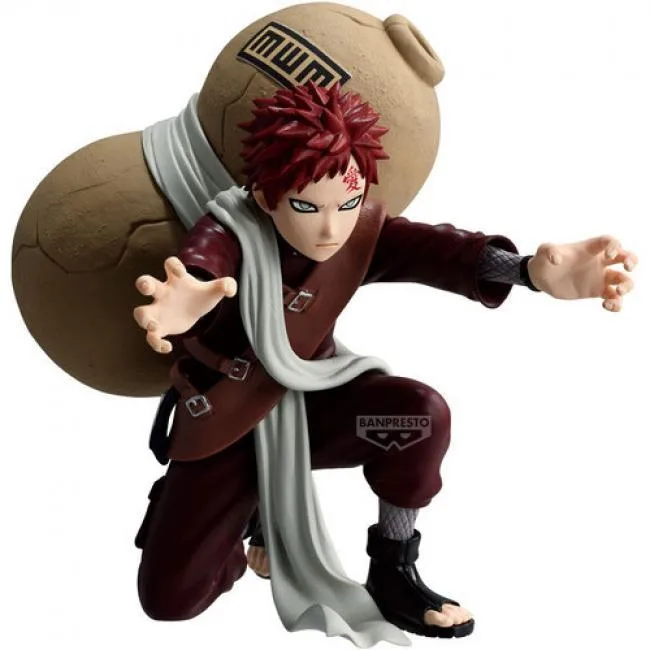 Banpresto Naruto Vibration Stars Gaara II statue figure in dynamic pose