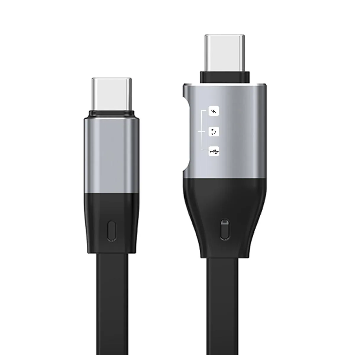Fervit Fervit USB-C to USB-C cable 10Gbps 15W PD 65W female port — product photo