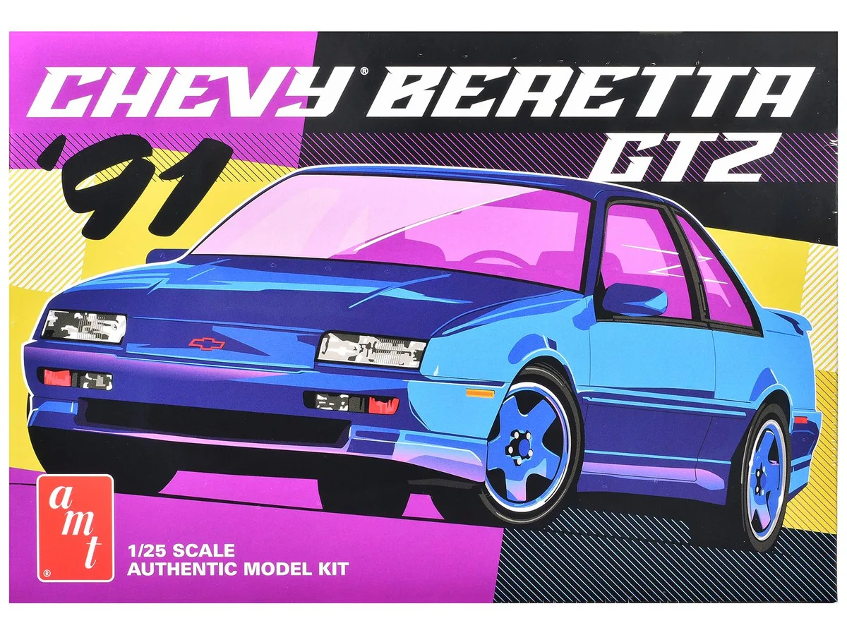 AMT AMT AMT1531 1/25 1991 Chevrolet Beretta GTZ hobby collectible — product photo