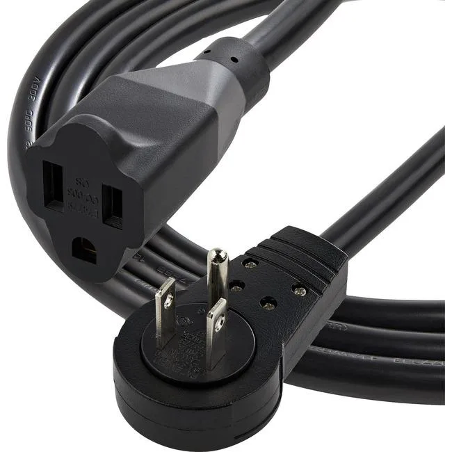 STARTECH STARTECH RTPAC1016 computer power cord 6 ft rotating flat plug 5-15P to 5-15R 16 AWG — product photo