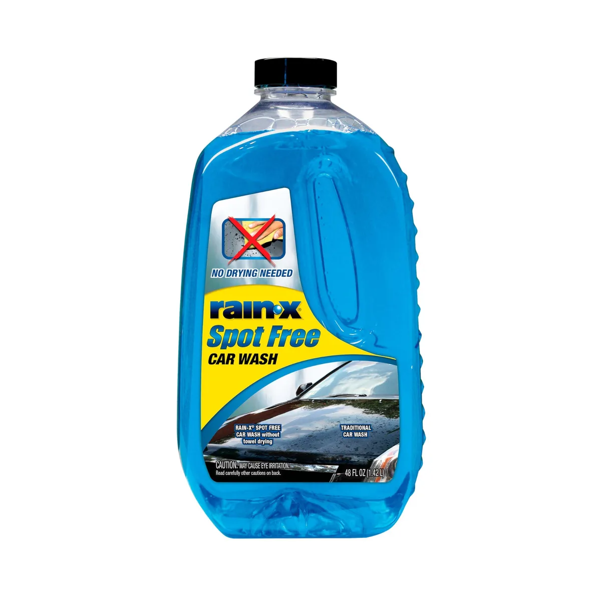 White 48 fl oz bottle of Metra 620034 car wash concentrate with blue label