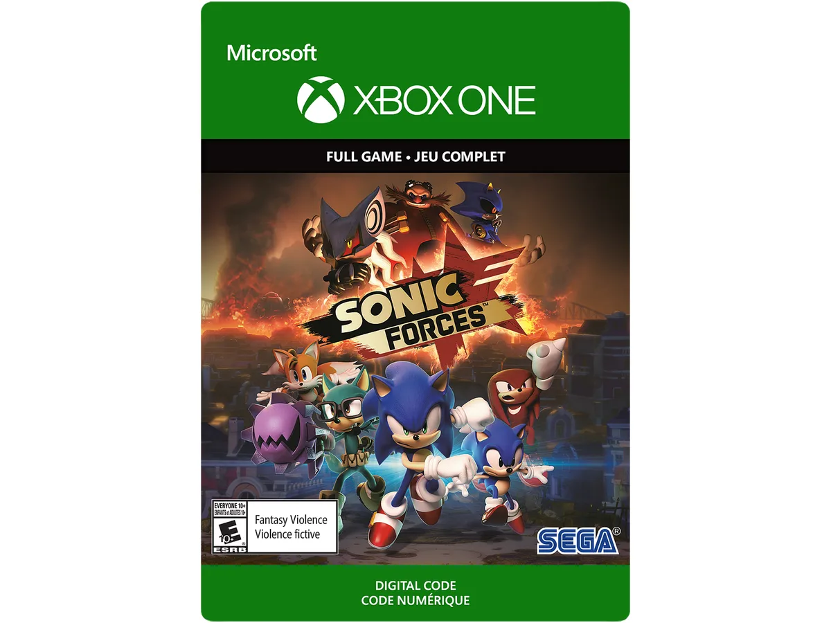 Sega Sega G3Q-00407 Sonic Forces Xbox One downloadable game — product photo