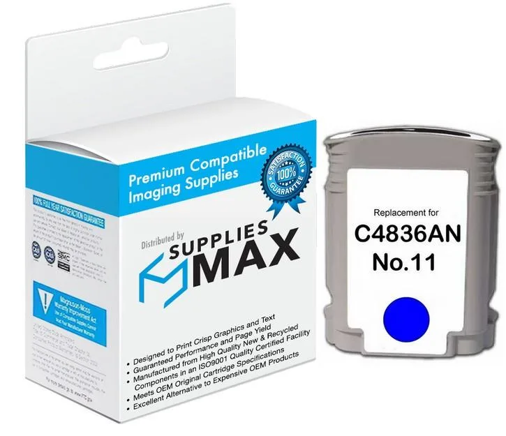 SuppliesMax SuppliesMax C4836AN Cyan Inkjet Cartridge 1750 Pages — product photo