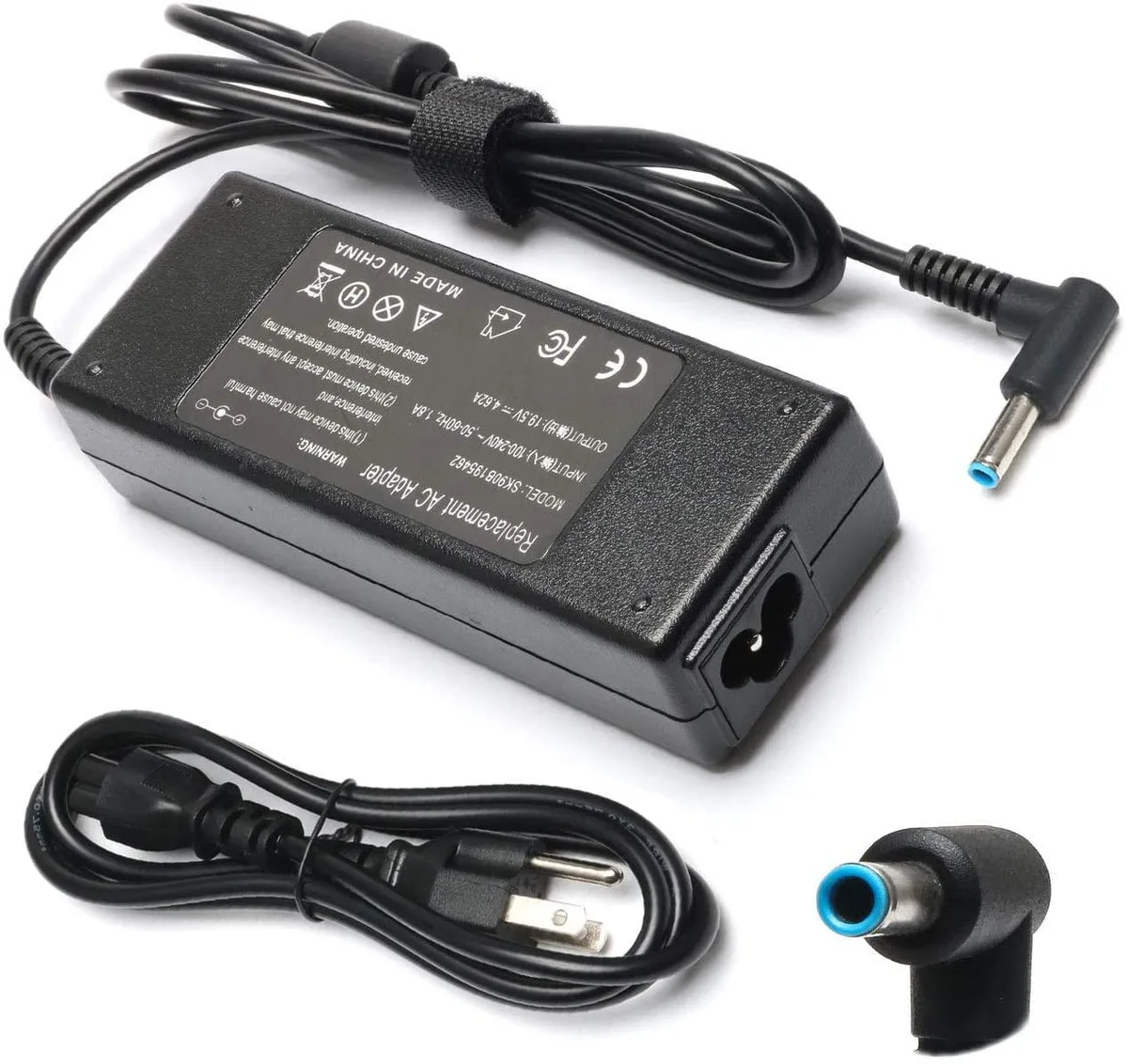 myVolts myVolts 90W 19.5V 4.62A AC Adapter 4.5*3.0mm for HP Envy Pavilion Spectre Elitebook — product photo