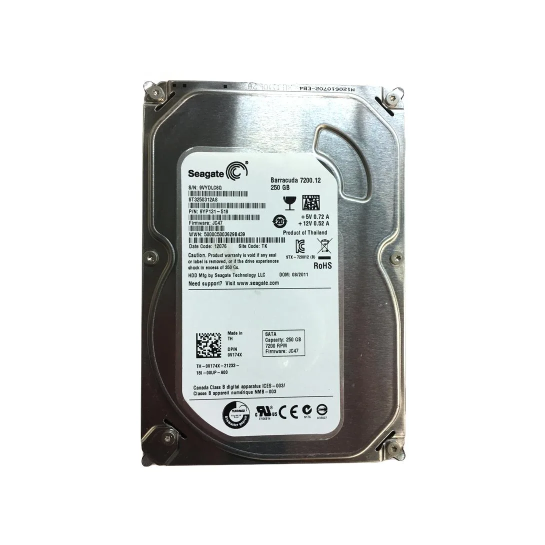 Seagate Seagate BarraCuda 250GB 7200RPM SATA 3.5-inch internal hard drive — product photo