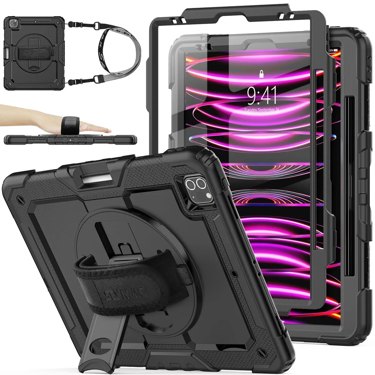 ALSEYE ALSEYE A2764/A2437/A2766 2 in 1 accessory for iPad Pro 12.9 2022/2021/2020/2018 — product photo