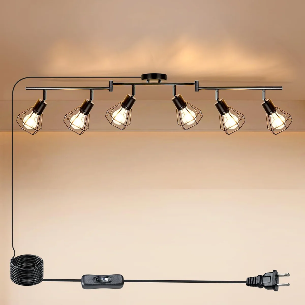  HiBay SUB430 6-Light Plug-in Track Light Kit — product photo