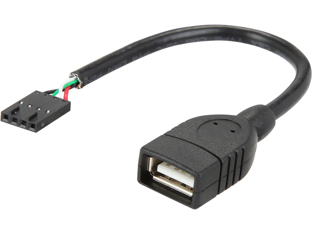 Tripp Lite Tripp Lite U024-06N-IDC USB 2.0 A Female to 4-pin IDC Header Cable 6 inch — product photo