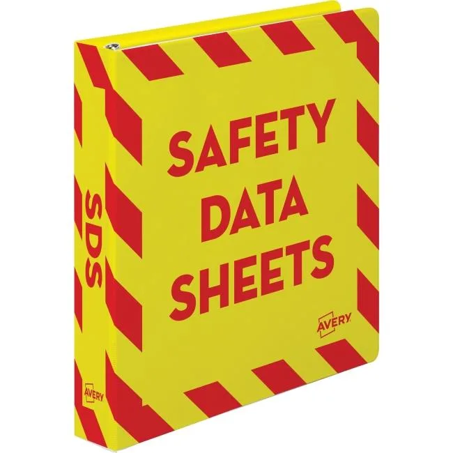 Avery Avery SDS binder 1.5" 400 sheets Red/Yellow — product photo