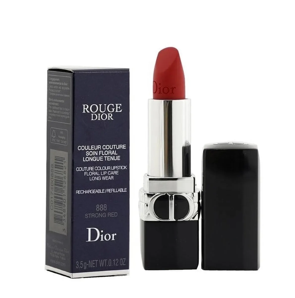 Christian Dior Christian Dior Rouge Dior Refillable Lipstick 888 Strong Red Matte 3.5g — product photo