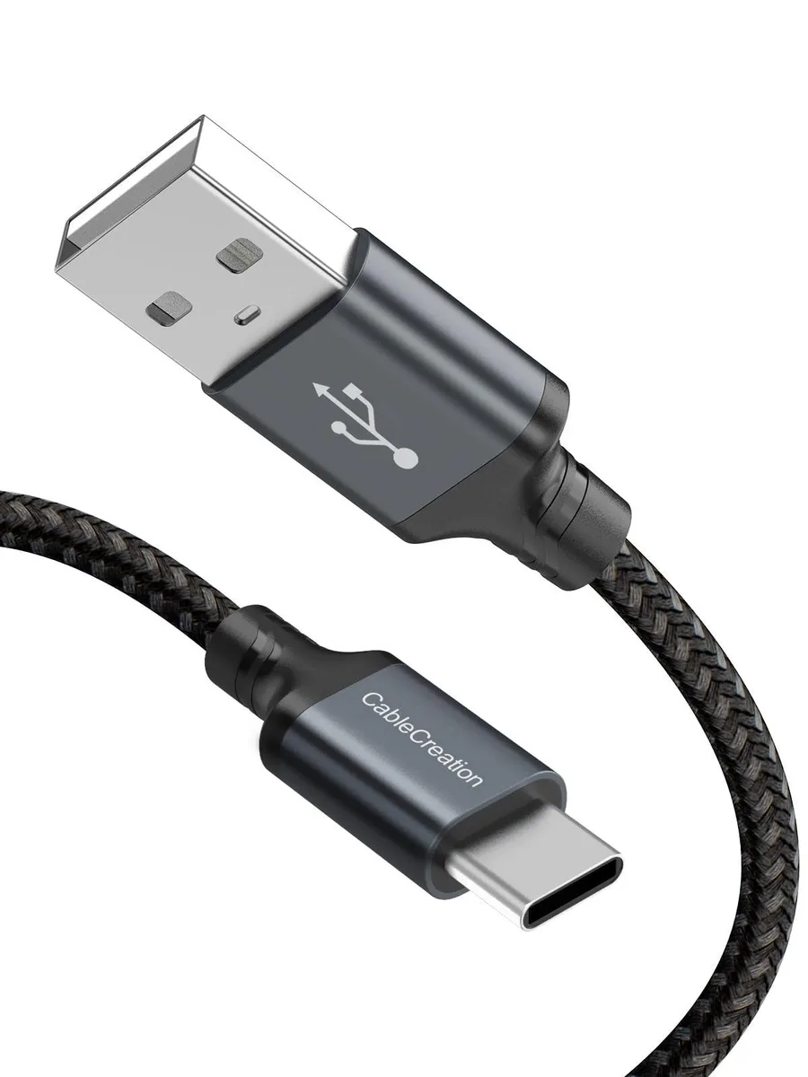 KEHIPI KEHIPI USB A to USB C Cable 1.6ft Space Gray 3A 480Mbps — product photo