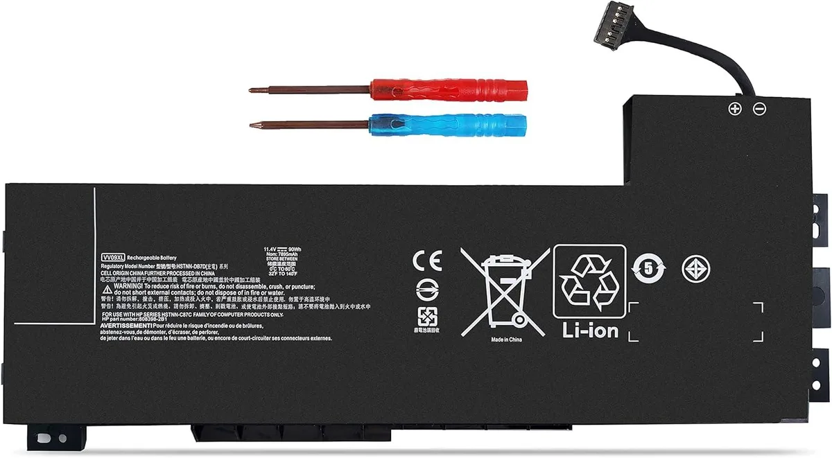 NShi NShi VV09XL 11.4V 90Wh 9-cell laptop battery — product photo