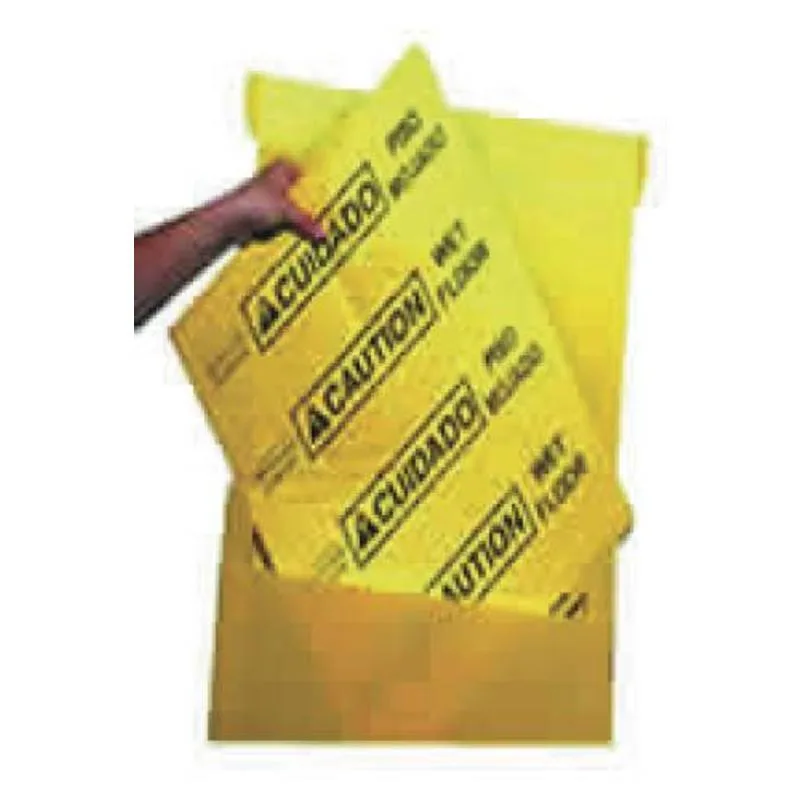 Rubbermaid Commercial Rubbermaid Commercial Over-the-Spill Caution Absorbent Pads Yellow PK25 — product photo