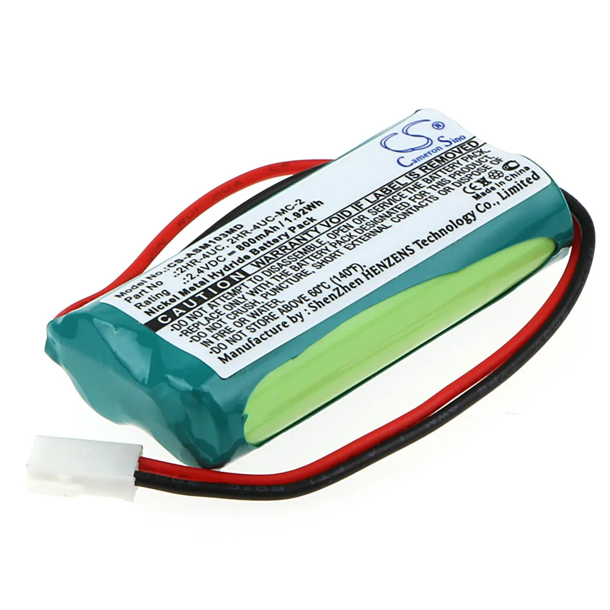 Cameron &amp; Co Cameron &amp; Co DS-CS-ASM103MD Ni-MH battery 2.4V 800mAh — product photo