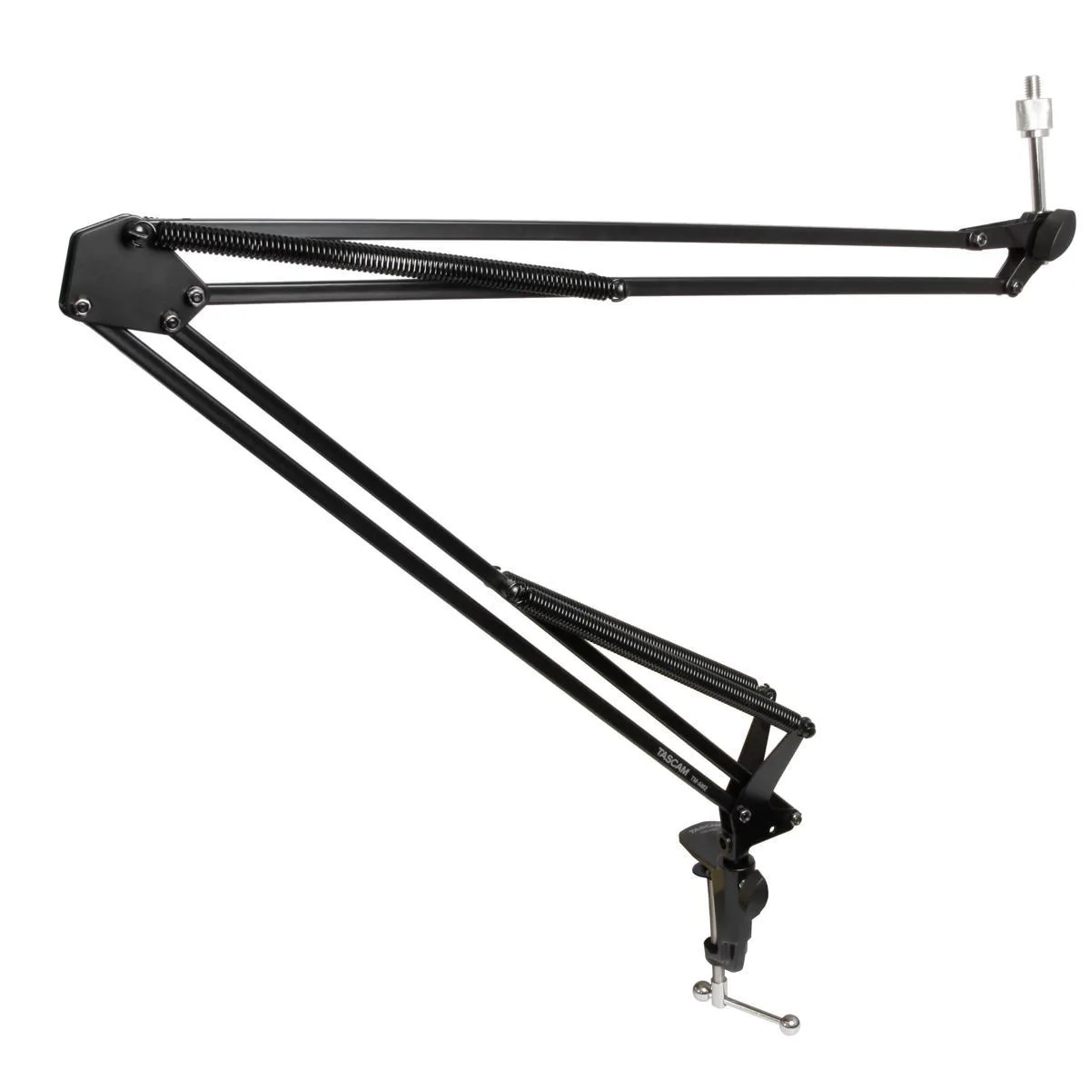 TASCAM TASCAM TM-AM2 Radio-Style Adjustable Microphone Arm, 55 mm clamp — product photo