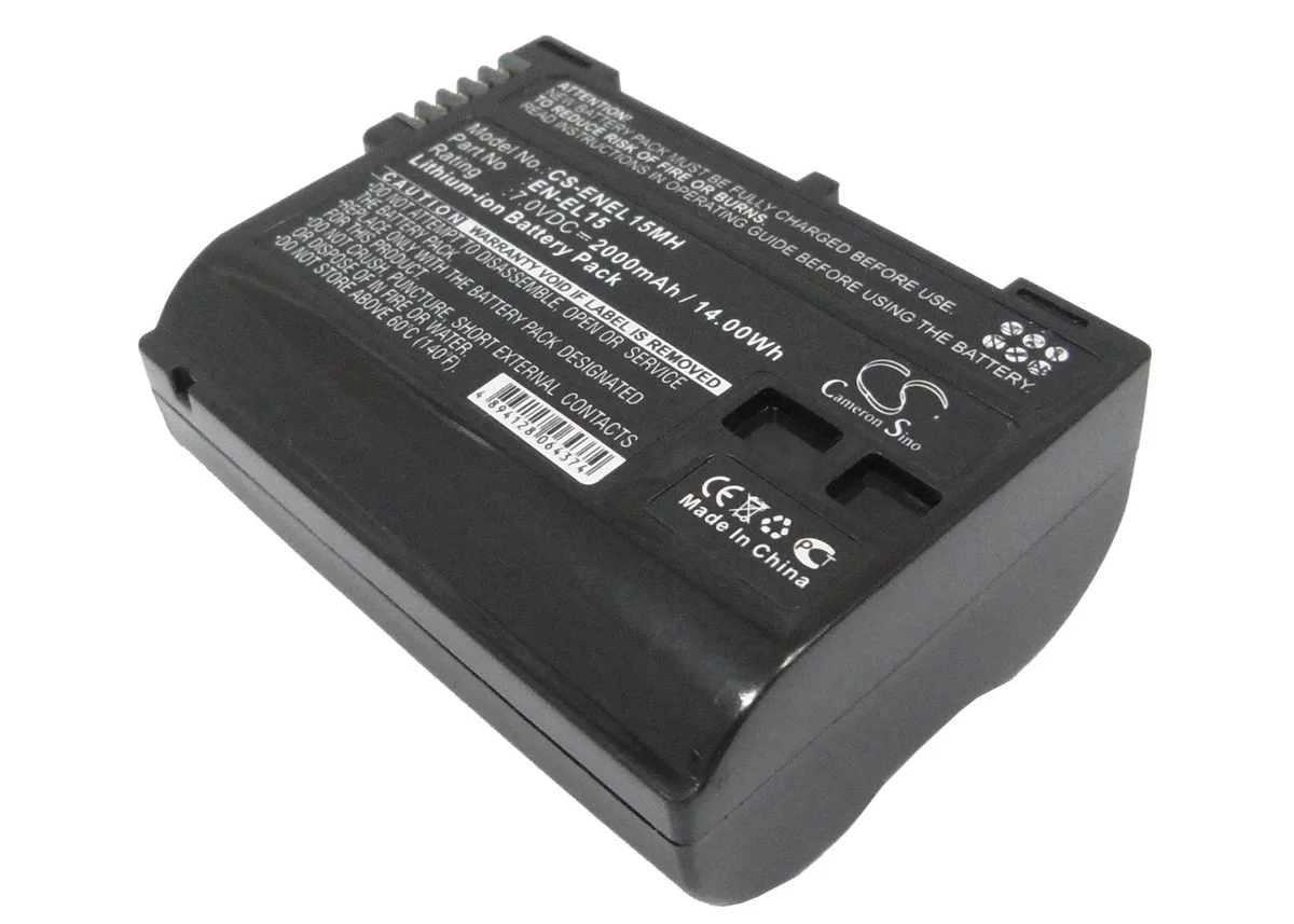  Cameron Sino EN-EL15A 2000mAh 7.0V Camera Battery — product photo