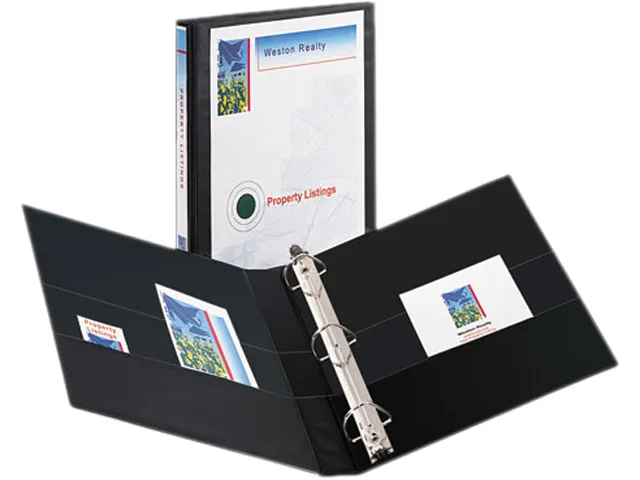 Avery Avery 9300 Slant Ring View Binder 1" Black — product photo